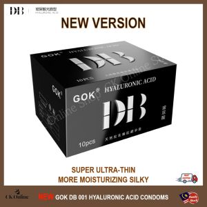 GOK DB 001 5th Generation Upgraded Version Hyaluronic Acid Condom Ultra-Thin Condom 10pcs Box