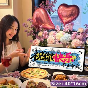 YOULEMEI | Birthday Decorative KT Board Happy Scene Photography Props