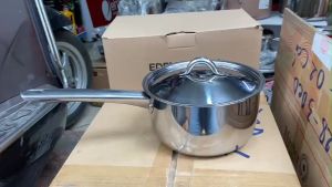 Quánh Inox 304 cao cấp 5 đáy JJ Pot Edelkochen Hàn Quốc size 18cm dùng bếp từ - Chuẩn chính hãng