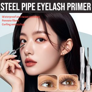 Steel Pipe Eyelash Primer Waterproof Lengthener Eyelashes Base Smudge-Proof All Day Long Lasting