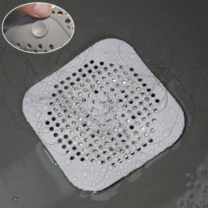 Silicone Lưới Chắn Rác lọc với Sucker vòi hoa sen dụng cụ dọn tóc sàn phòng tắm cống Bìa Bộ tách nước bìa cho bồn tắm nhà bếp 14cm