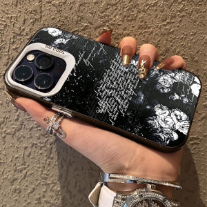 Bandai | Ốp Điện Thoại Thiết Kế Hình Bộ Xương Hoa Hồng Gothic Cho Samsung Galaxy A Series A26 A36 A56 A25 A35 A55 A34 A54 A13 A33 A53 5G A06 A16 A15 A14 A23 A52 A52S A31 - Chống Trầy Xước Bề Mặt Mờ