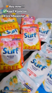 Surf Powder Laundry Detergent 1 Dozen Multicolor Blossom Scent 7 Color Choices Organic Affordable Daily Use