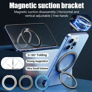 Hlinkey Từ Điện Thoại Di Động giá đỡ điện thoại 180 ° gập kim loại Nam Châm nhẫn đeo ngón tay Xách Tay Và Đa-Chức Năng Điều Chỉnh Cho Máy hút bụi đa năng chân đế xoay