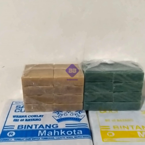 Bundle Sabun Bintang Mahkota Coklat + Hijau Wangi Serai Penghilang Noda