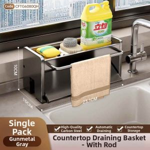 MUHUALAN | Newly Upgraded Kitchen Drainage Storage Rack