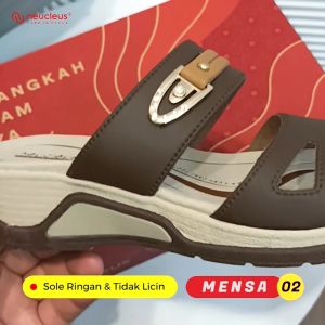 Neucleus MENSA-02 Sandal Wedges Wanita Terbaru