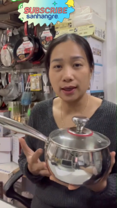 Quánh inox 304 đúc liền khối Seka 14cm SKM3844 xuất Nhật bảo hành 24 tháng