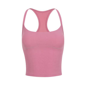Halter Neck Wide-Band Bra Pad Elastic Camisole