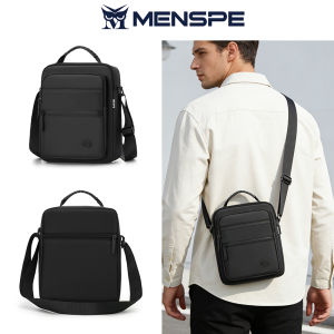 MENSPE Men Bag Fashion Shoulder Bag Cross Body Bag Casual Handbag Multiple Pocket Design Large Capacity Waterproof Lightweight Casual Sport Street Bag