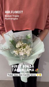 HER.FLORIST [HYDRANGEA] TRIPLE HYDRANGEA