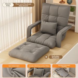 HECAN | Reclining Folding Single Sofa Chair