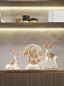MEIWEISI | Luxurious Deer Shaped Wine Cabinet Ornament