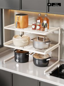 Multifunctional Kitchen Storage Rack Multiple Layers
