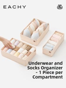 EACHY | Home Drawer Divided Organizing Box Underwear Storage Organizer