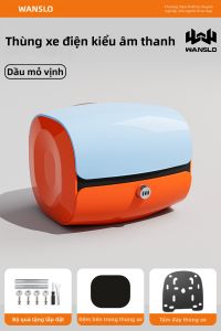 WANSLO | Hộp Lưu Trữ Dung Lượng Lớn Cho Xe Máy Và Xe Đạp Điện