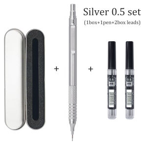 MROOFUL | Mechanical Pencil Set with Lead Refills Drafting Automatic Pencil 0.3/0.5/0.7/0.9/2.0mm for School Office Writing Stationery