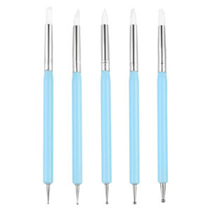 Plastic Sugar Art Tool Set with Flower Pen Roller Baking Cake Decoration Mold Kitchen Accessories Three-Piece Carving Set