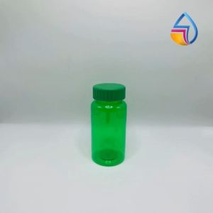 150ml - Transparent Green Bottle w/ Push & Turn Cap - High Quality Materials by CPC