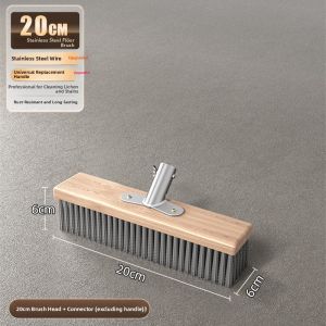 JOSEN LIGHTING | Outdoor Cleaning Stainless Steel Bristle Long Handle Floor Brush