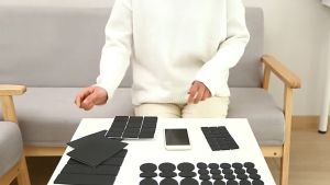 DIY Furniture Chair Leg Pad Table Feet Non-slip Silent Rubber Footings Cushion Floor Adhesive Mats