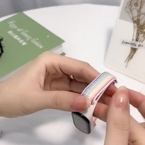 Watch Straps For Xiaomi Mi Band 7 6 5 4 3 NFC smartwatch Wristband Nylon Sport Miband7 Replacement belt Correa band 7 Bracelet