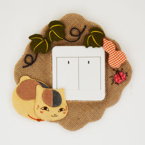 Túi Che Nút Cắm Sạc Bằng Vải Lanh Thủ Công Sáng Tạo Túi Che Bụi Ổ Cắm Tường Túi Che Nút Cắm Sạc Túi Che Nút Cắm Sạc