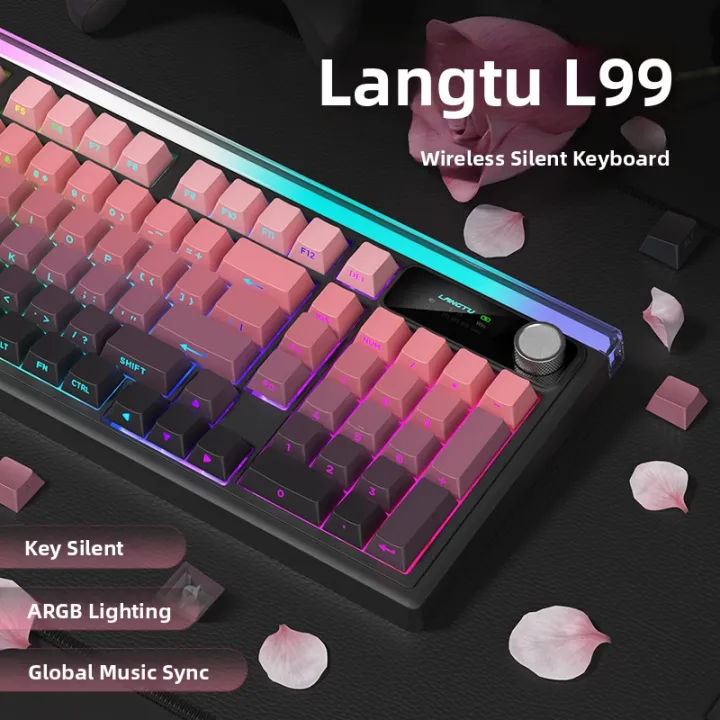 LANGTU | Quiet Wireless Bluetooth Keyboard RGB