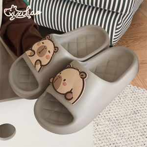 Cute Capybara Slippers Soft Bottom Anti-Slip Summer Home Shoes for Men And Women Couples EVA Material Comfortable Indoor Slippers