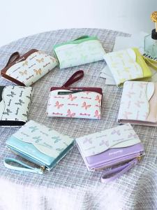 Baellerry | Baellerry New Fashion Womens Wallet Multi-functional Short Zipper Coin Purse Exquisite Butterfly Pattern Wallets