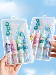 Transparent Tape Longli Primary School Students Special Pen Drive Correction Tape High Viscosity No Trace No Glue Mistakes Stick Double Sided Tape Kindergarten Handicraft Sticker Scrapbooking Tape