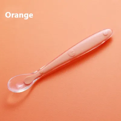 [ COD ] Kemasan Box / Tanpa Box JELLY COLOR Baby Spoon Silicone Food Grade BPA Free - Sendok Makan Bayi MPASI BPA Free Food Grade - Sendok Bayi Bahan Karet Silikon Lentur - Sendok Sensor Bayi Model Kekinian