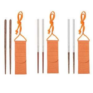 Portable Folding Outdoor Camping Hiking Chopsticks Tableware Dinnerware 1 Pair