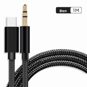 Cáp Âm Thanh Type-C Sang 35mm Aux Bộ Chuyển Đổi Tai Nghe Loa Ô Tô Đầu Nối Âm Thanh HiFi Cho Xiaomi Huawei Samsung