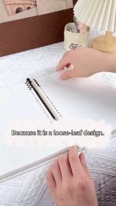Spiral Journal Smart Ring Binders with 60 Lined Pages Soft PVC Cover School Office Supplies for Work Students School Writing