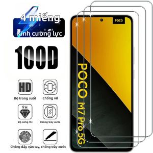 1-4 Miếng Dán Bảo Vệ Màn Hình Kính Cường Lực Cho Dòng Poco - X8 X7 Pro 5G M7 M6 M5s X6 X5 X3NFC F8 Ultra F7 F6 F5 F4 F3 C85 C75 C71 C65 C61 C55 C51 - Phim Trong Suốt Chống Trầy Xước
