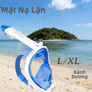 Bộ Mặt Nạ Lặn Dưới Nước Toàn Mặt Dành Cho Trẻ Em Và Người Lớn Chống Mờ An Toàn Khi Thở Mặt Nạ Lặn Biển Mặt Nạ Bơi