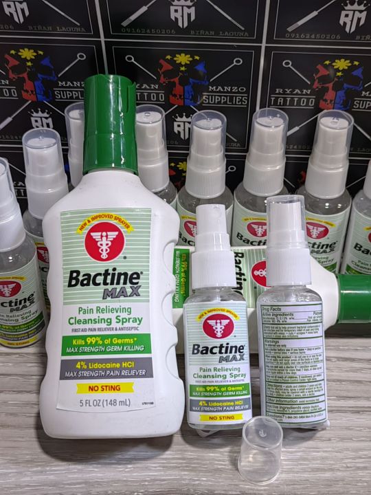 Amazon.com: Bactine Max Pain Relieving Cleansing Spray 5 Ounces Pack of 3 :  Health & Household