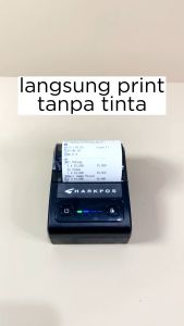 Sharkpos C5813 Mobile Printer Bluetooth Mini Portable C 5813 RPP02N Kertas Thermal 58MM Pos Kasir Cetak Struk PPOB C-5813 Moka Pawoon Qasir Majoo