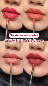OMG OH MY GLAM Mattelast Lip Cream 2.9 g - Lip Cream Matte Dengan Warna Intense Tahan Lama & Ringan