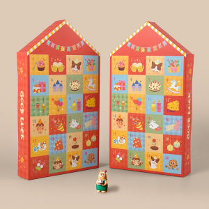 1-5Pcs Christmas Surprise Boxes Calendar Boxes Kit DIY Funny 24 Days Christmas Countdown Blind Case for Xmas Party Supplies