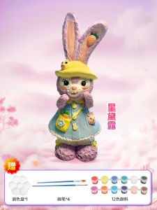 Childrens DIY Ceramic Doll Coloring White Mold Handmade Girl Toy Graffiti Sculpture Creative Art Kit Polish Manufacturer