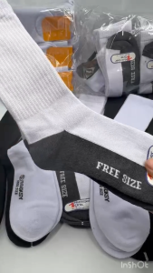 สินค้าพร้อมส่ง ถุงเท้าข้อยาว ผ้าหนาพิเศษ ถุงเท้านักเรียน แพ็ค12คู่ ผ้านุ่มใส่สบาย ยืดได้เยอะ คุ้มราคา
