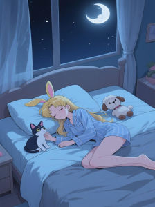 Bandai | Anime S-Sailor M-Moon U-Usagi T-Tsukino Oil Painting By Numbers Modern Wall Decor for Living Room Bedroom Gift No Frame