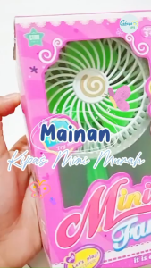 Mainan Kipas Angin Mini Fan Mainan Anak Baterai AA