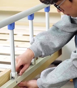 Bed Side Rail Folding Bed fence Medical Bed Safety Assist Rail Handle For Adult Elderly Bedridden Patient