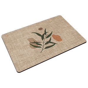 Water Absorbent Quick Dry Non Slip Bath Mat