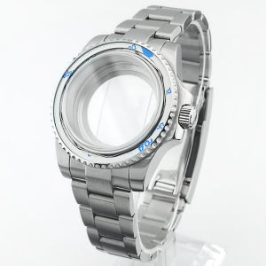 Vỏ Đồng Hồ Thép Không Gỉ Cao Cấp 405mm Với Kính Sapphire Bộ Máy Phụ NH35/36/38 Phụ Kiện Đồng Hồ Hộp Đựng Đồng Hồ Dây Đeo