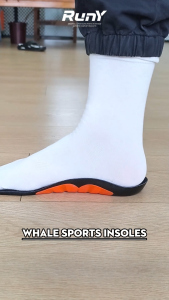 Shoe Insoles Poron Shock Absorption Flat Feet Arch Support Sport Insole Heel Pain Relief Shoes Pad