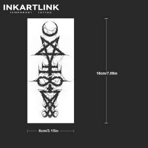 Ancient Symbols Temporary TattooLasts To 15 Days New Technology Magic Waterproof Semi Permanent Sticker.